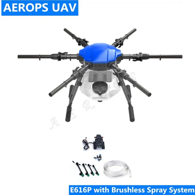 Aerops 2021EFT E410P E416P E610P E616P 10 L 16 L 10 kg 16kg Tovor Kmetijstvo Brnenje UAV Okvir z Brušena Brushless Spray Sistem