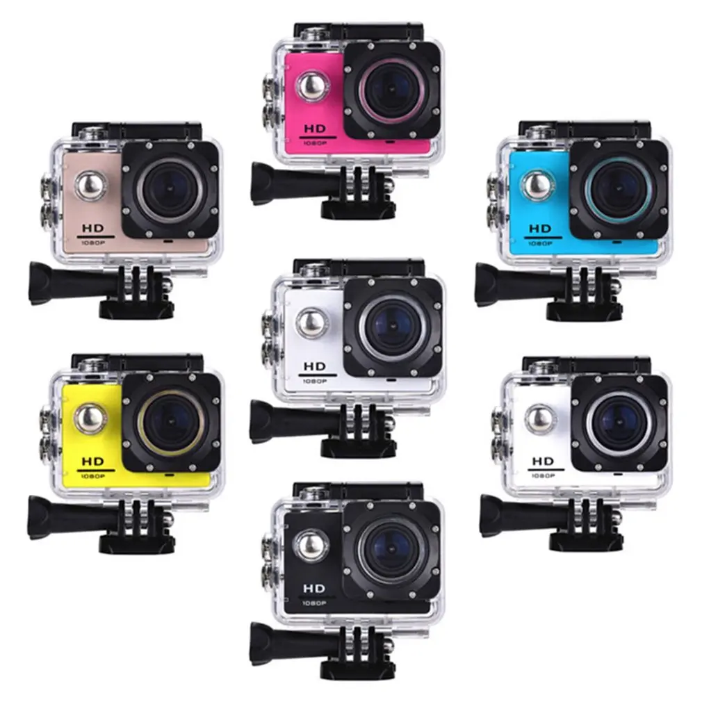 Novi HD Športnih DV Kamera Mini Športne Kamere Ultra 30 M 1080P Podvodni Nepremočljiva Čelada Video Snemanje Kamere Športne Kamere