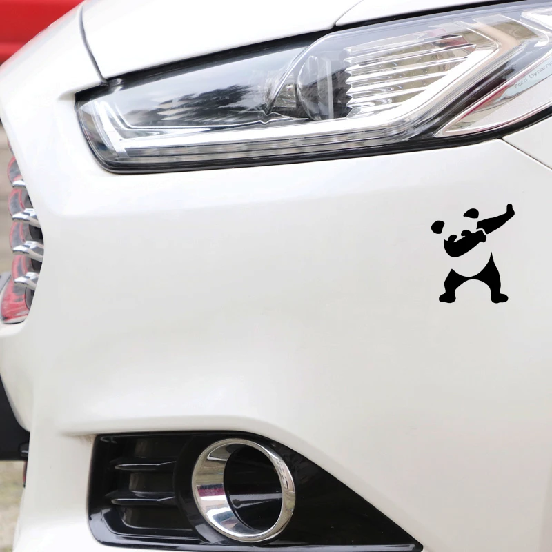 Ustvarjalne Panda Akcijski Vzorec Avto Nalepke PVC Osebnosti, Moda Auto Windows Lepe Nalepke Nepremočljiva Dekoracijo