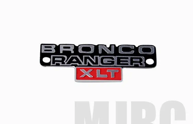 AJRC 2pcs iz Nerjavečega Jekla Stereo Logotip Kovinski Značko Za 1/10 Trx4 TRX-4 82046-4 Bronco Ranger Rc Gosenicah Avto 2020 NOVA
