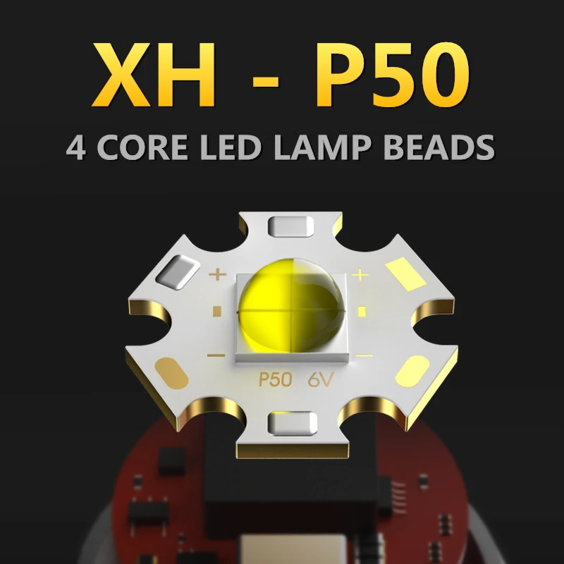 CREE XHP50/L2/T6 Podvodna Razsvetljava 50m IPX-8 vodoodporna LED Potapljaška Svetilka baterijska Svetilka na Prostem Kamp Lanterna se Potopite Izpolnite Luči
