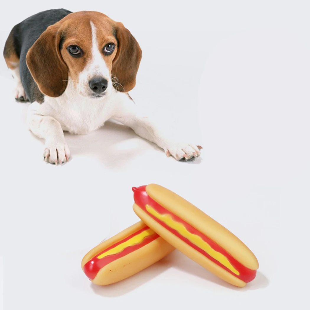 Gume Kuža Igrača Pes Začetnih Zabavna Igrača Pes Zob Čiščenje Žvečilni Igrača Z Zvokom Hot Dog Interaktivna Igrača