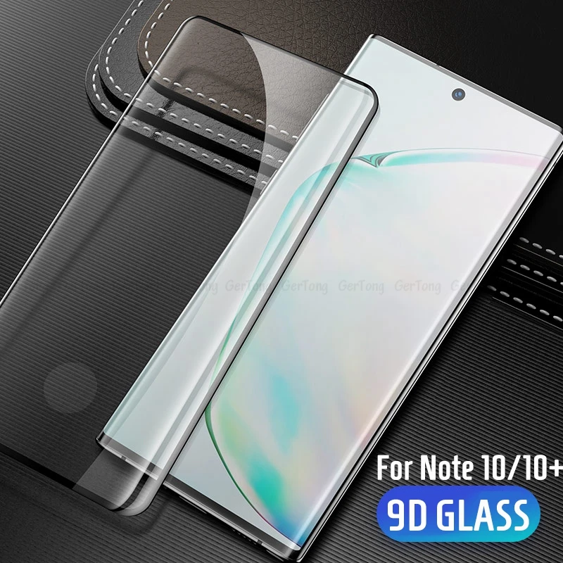 3D Ukrivljen Kaljeno Steklo Za Samsung Galaxy Note 10 Plus Stekla Screen Protector For Samsung Opomba 10plus 10 Pro Zaščitno folijo