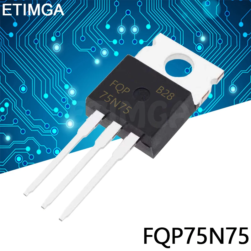 10PCS/VELIKO FQP75N75 75N75 TO-220 Tranzistor