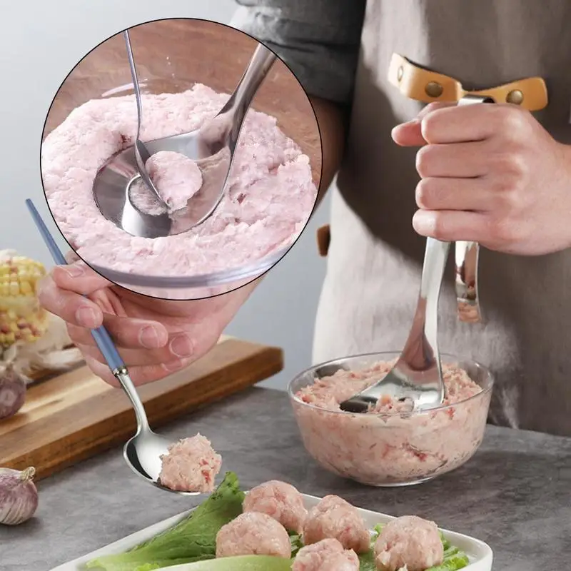DIY Jekla Meatball Maker Plesen v Gospodinjstvu Goveje Kroglice Ročno Croquettes Kuhinjski Pripomoček Mesa Orodje
