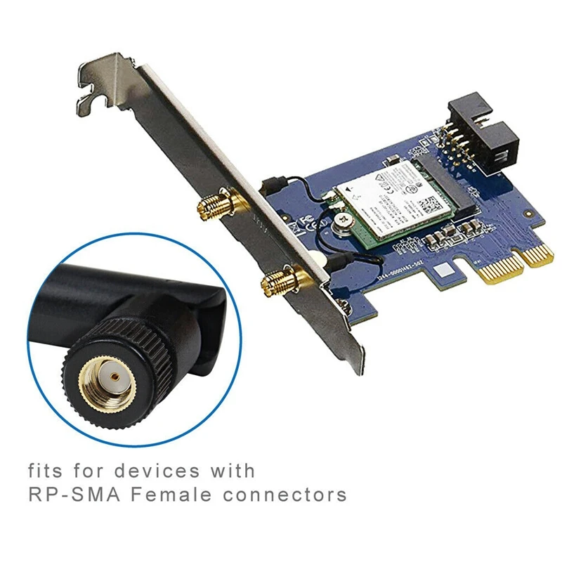 2PCS 6DBi RP-SMA 2,4 GHz 5GHZ Visok Dobiček WiFi Usmerjevalnik Antena za Brezžična IP Kamera