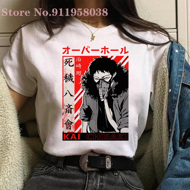 Chisaki Kai M. H Moj Junak Univerzami Anime Manga Japonski Graphic T-shirt Tiskanje Risanka Krog Vratu Priložnostne Vrhovi ženske/moški T-Majice