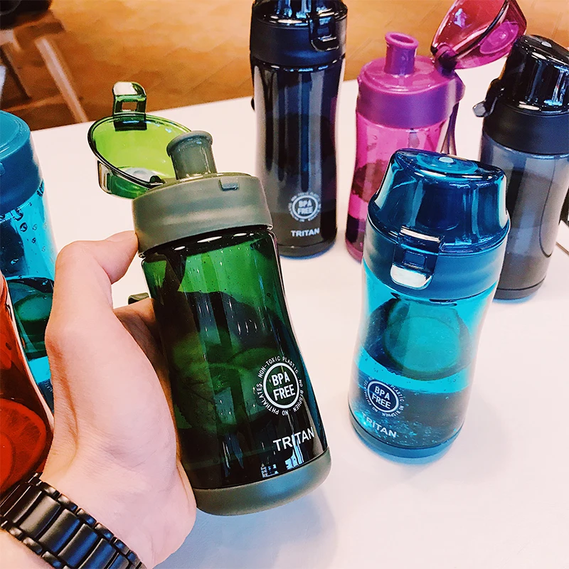 Plastenka Vode BPA Free Prenosni Pijačo Steklenico Shaker Beljakovin Dekle Študent Neprepustnih Steklenico Vode Prostem Explosi